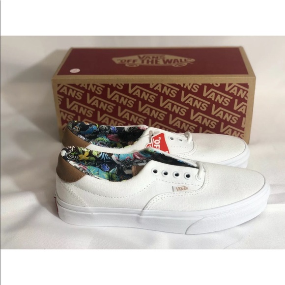 Vans Era 59 C&L Floral White Classic Mens Sneakers - Picture 4 of 10